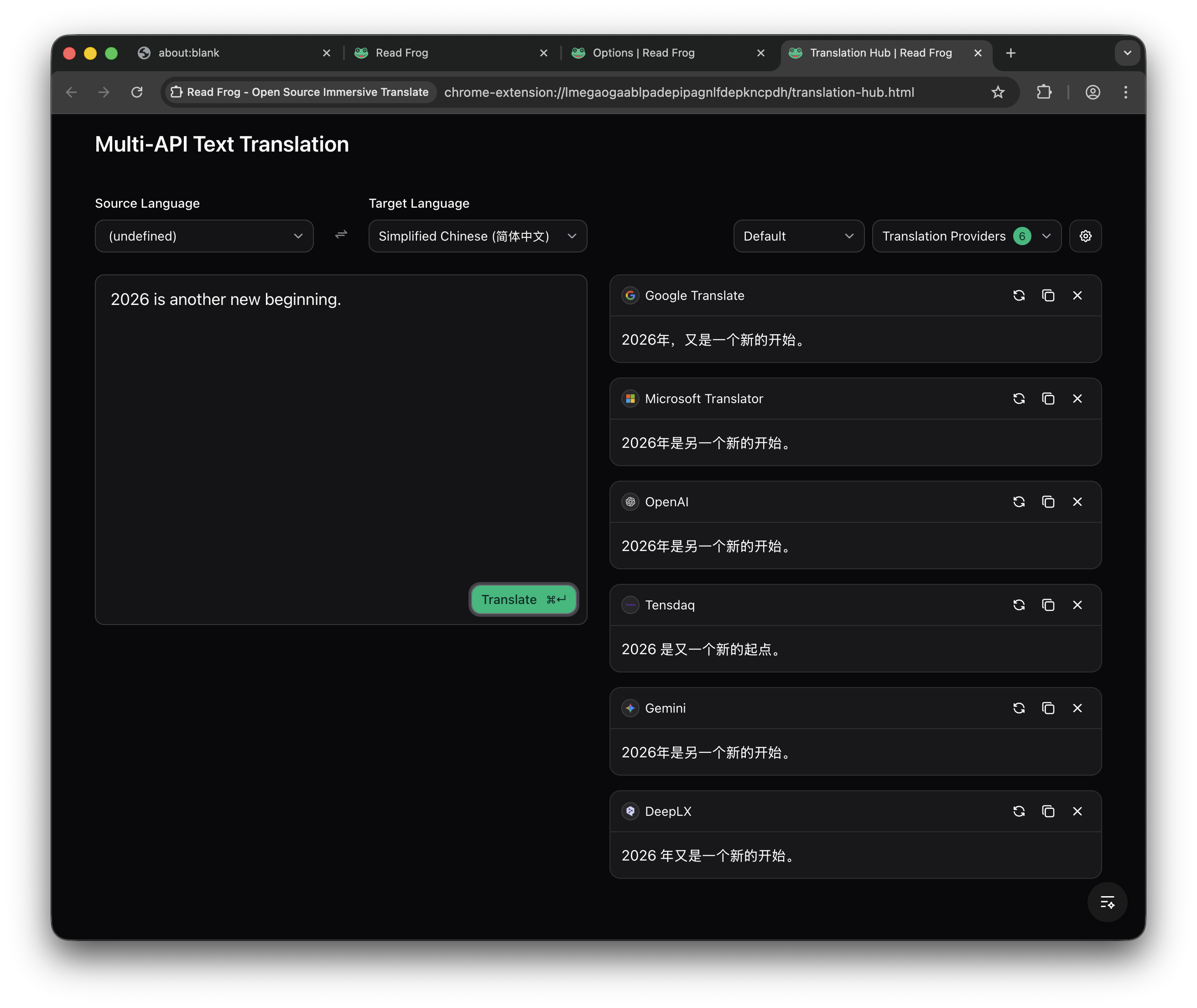Translation Hub